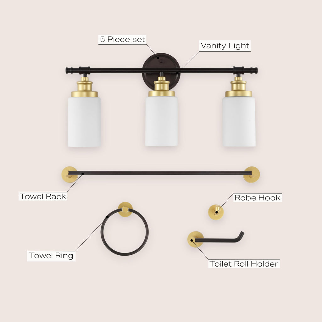Open Box - JONATHAN Y Lighting JYL1503B - Bathroom Fixtures Indoor Lighting