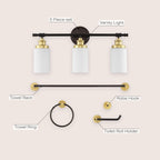 Open Box - JONATHAN Y Lighting JYL1503B - Bathroom Fixtures Indoor Lighting