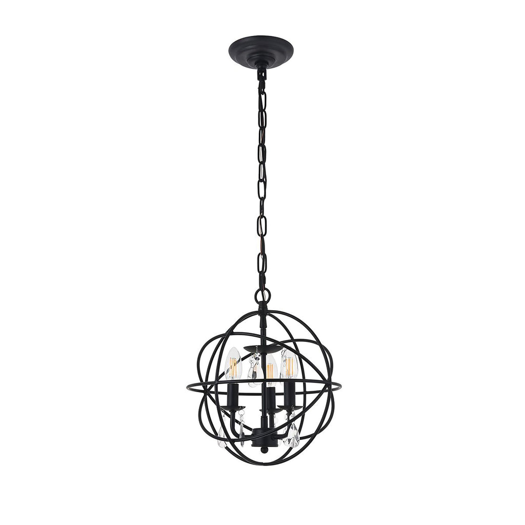 Open Box - Elegant Lighting LD5055D12MB - Pendants Indoor Lighting