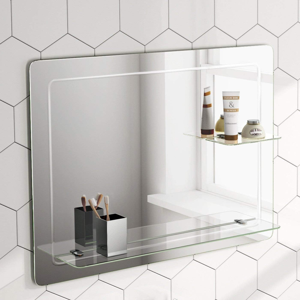 Aria Frameless Designer Non Illuminated Mirror