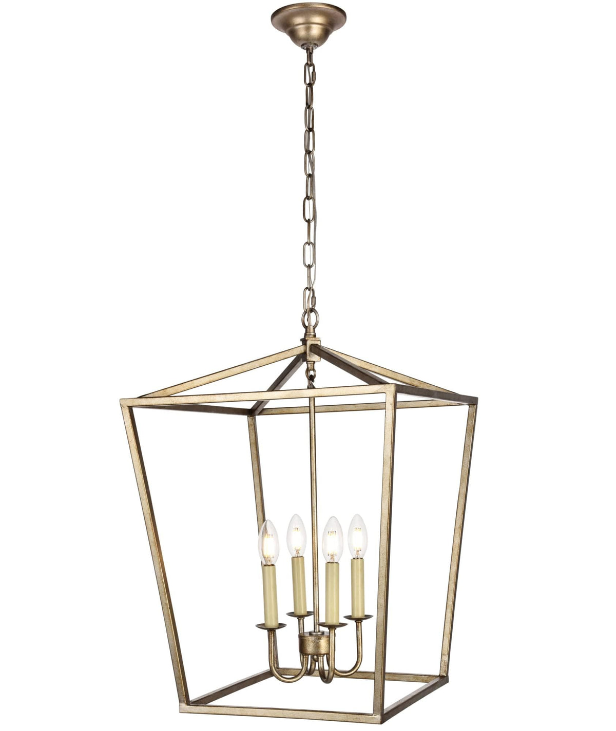 Open Box - Elegant Lighting LD6008D17BK - Pendants Indoor Lighting