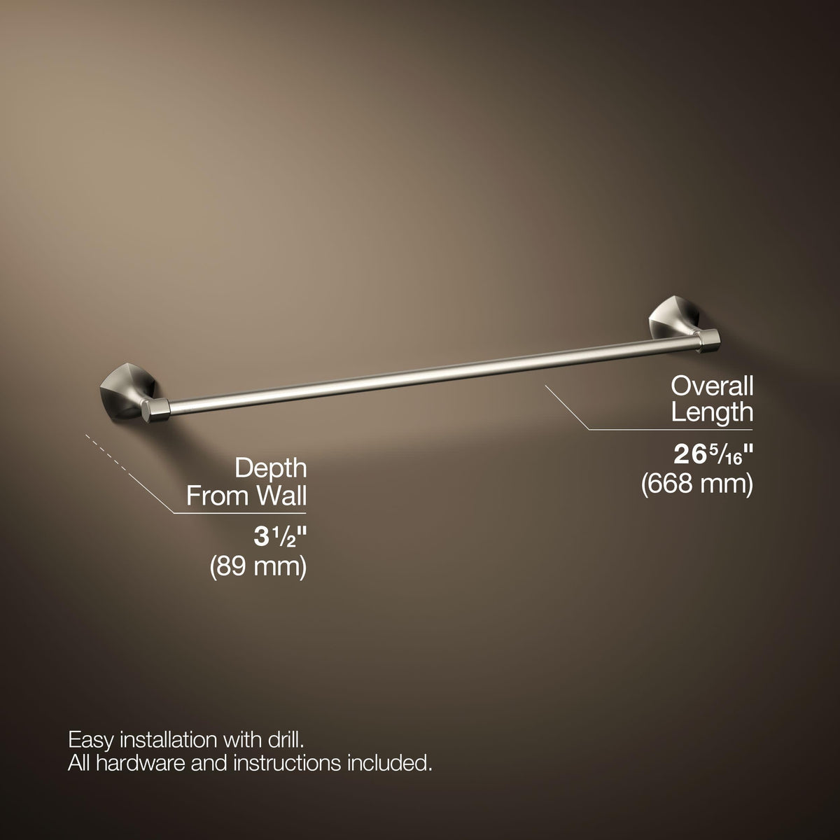 Open Box - Kohler K-27061-BN - Bathroom Hardware Bathroom Hardware and Accessories