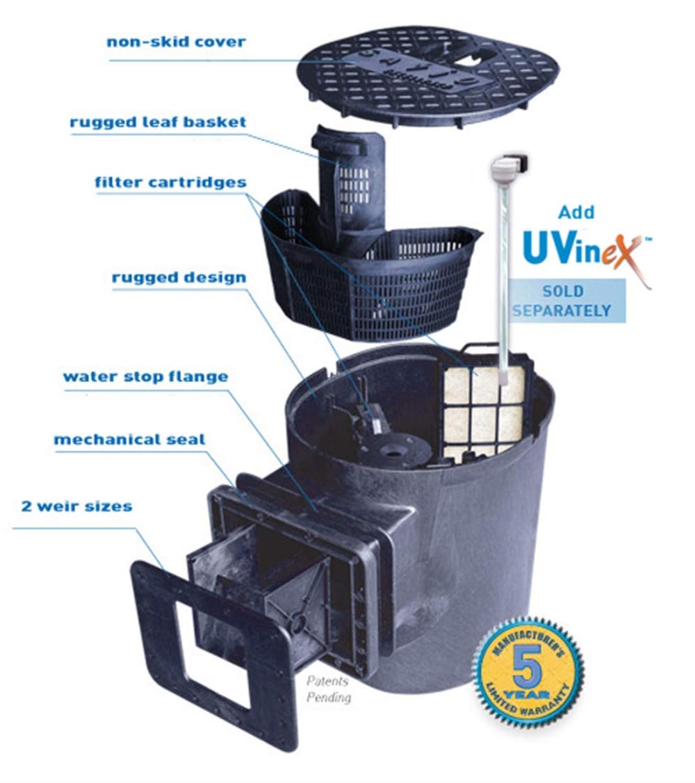 Savio Skimmerfilter Aqua UV 15 Watt Retrofit UV Clarifier