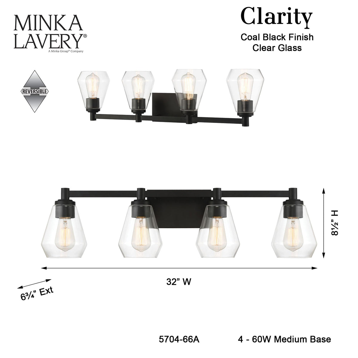 Open Box - Minka Lavery 5704-66A - Bathroom Fixtures Indoor Lighting