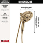 Open Box - Delta 58480-CZ-PR25-PK - Shower Heads Showers