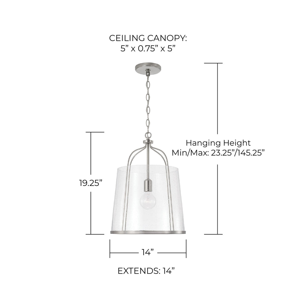 Open Box - Capital Lighting 347011BN - Pendants Indoor Lighting