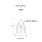 Open Box - Capital Lighting 347011BN - Pendants Indoor Lighting