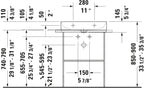 Open Box - Duravit 0031011000 - Bathroom Sink Accessories Sink Accessories and Parts