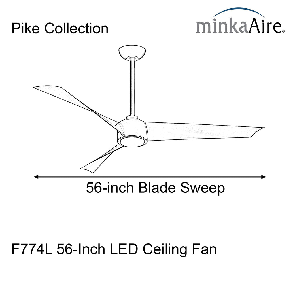 Open Box - MinkaAire F774L-BN/SL - Ceiling Fans Fans