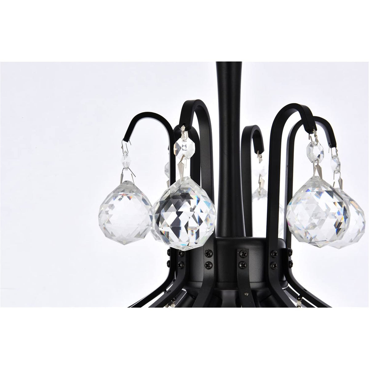 Open Box - Elegant Lighting V8000D16BK/RC - Pendants Indoor Lighting