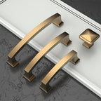 Asidrama 20 Pack 3 Inch(76mm) Hole Centers Champagne Bronze Kitchen Cabinet Handles, Gold Cabinet Pulls Kitchen Cabinet Hardware for Cupboard Drawer Pulls - color: Champagne Bronze, size: 3" Hole Center, style: 20 Pack