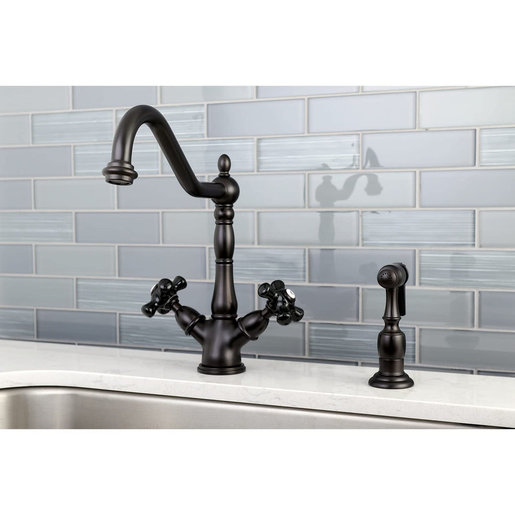 Open Box - Kingston Brass KS1238PKXBS - Kitchen Faucet