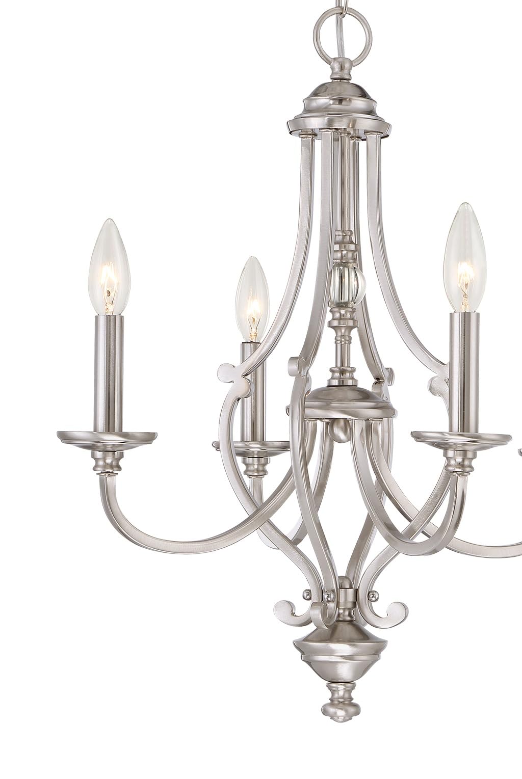 Open Box - Minka Lavery 3334-84 4 Light One Tier Mini Chandelier from the Savannah Row Collection
