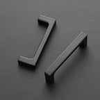 Ravinte Matte Black Square & Solid Cabinet Handles,3 Inch,15 Pack - size: 3 Inch Hole Center