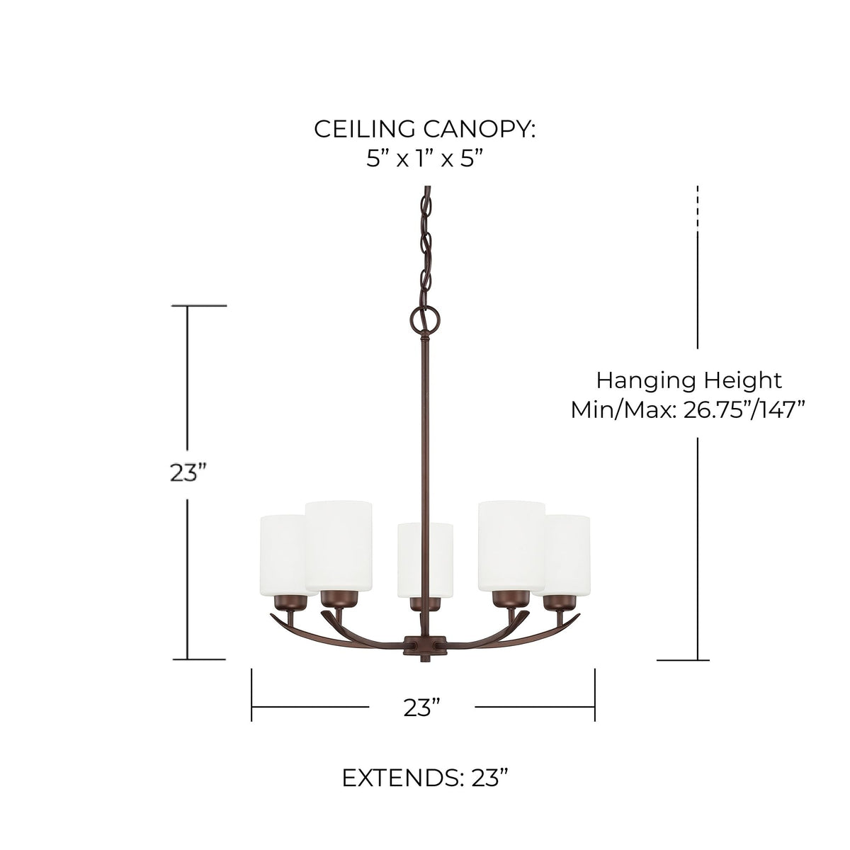 Open Box - Capital Lighting 415251BZ-338 - Chandeliers Indoor Lighting