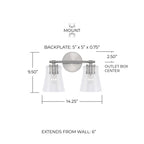 Open Box - Capital Lighting 146921BN-533 - Bathroom Fixtures Indoor Lighting