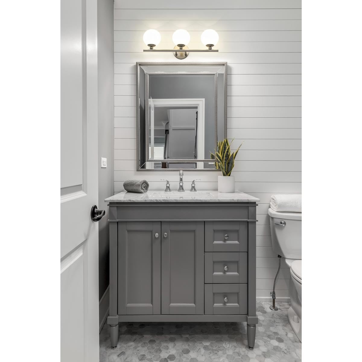 Open Box - Z-Lite 1100-3V-BN - Bathroom Fixtures Indoor Lighting