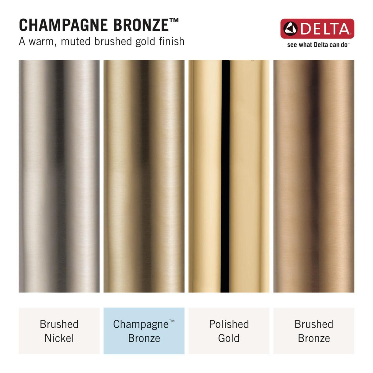 Open Box - Delta T24876-CZ-PR-LHP - Valve Trim Only Showers