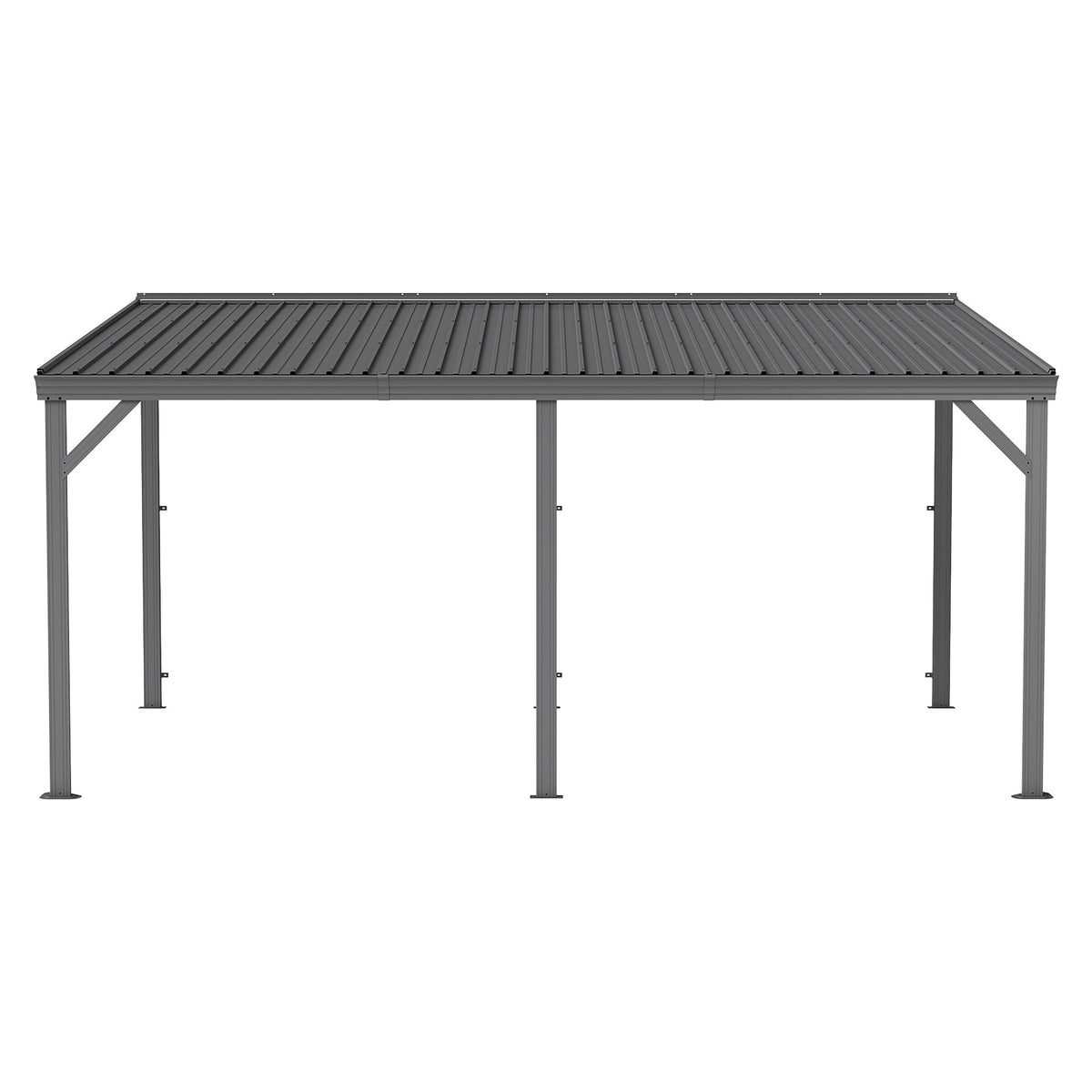 10'x16' Hardtop Wall Mounted Gazebo