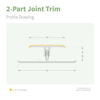 NatureClad Cladding 2-Part Joint Trim