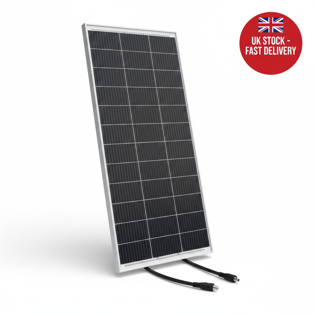 200W bi-facial monocrystalline solar panel with 60cm cable