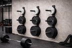 Muscle Motion Wall Mounted Olympic Weight Plate Holder