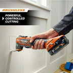 Open Box -  RIDGID 18V Brushless Cordless Oscillating Multi-Tool (Tool Only)