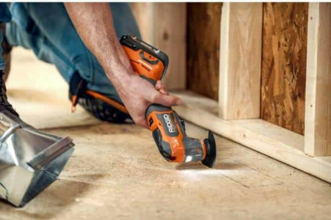 Open Box -  RIDGID 18V Brushless Cordless Oscillating Multi-Tool (Tool Only)