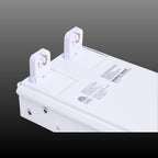 Satco|Nuvo 65-905 8-Foot Type B Lamp Ready Fixture 120-347V G13/Fa8/R17d Interchangeable Holders White Finish