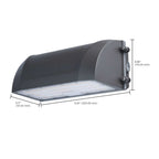 Satco|Nuvo 65-941 Selectable Full Cutoff LED Wall Pack, 11904 Lumens, 80W/60W/45W, 3K/4K/5K, 120-277V, Bronze