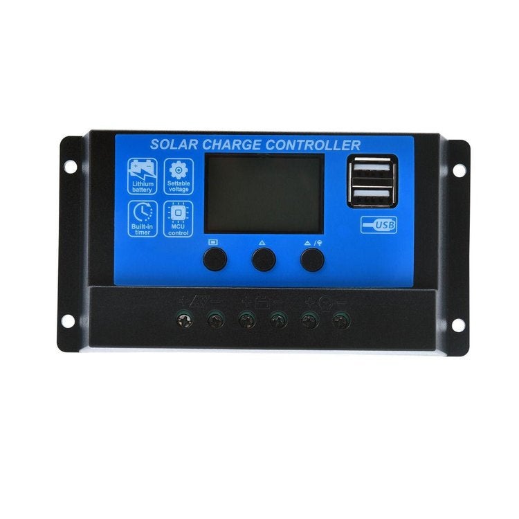 MaxRay Solar Smart Controller 12/24V 10A PWM Solar Charge Controller