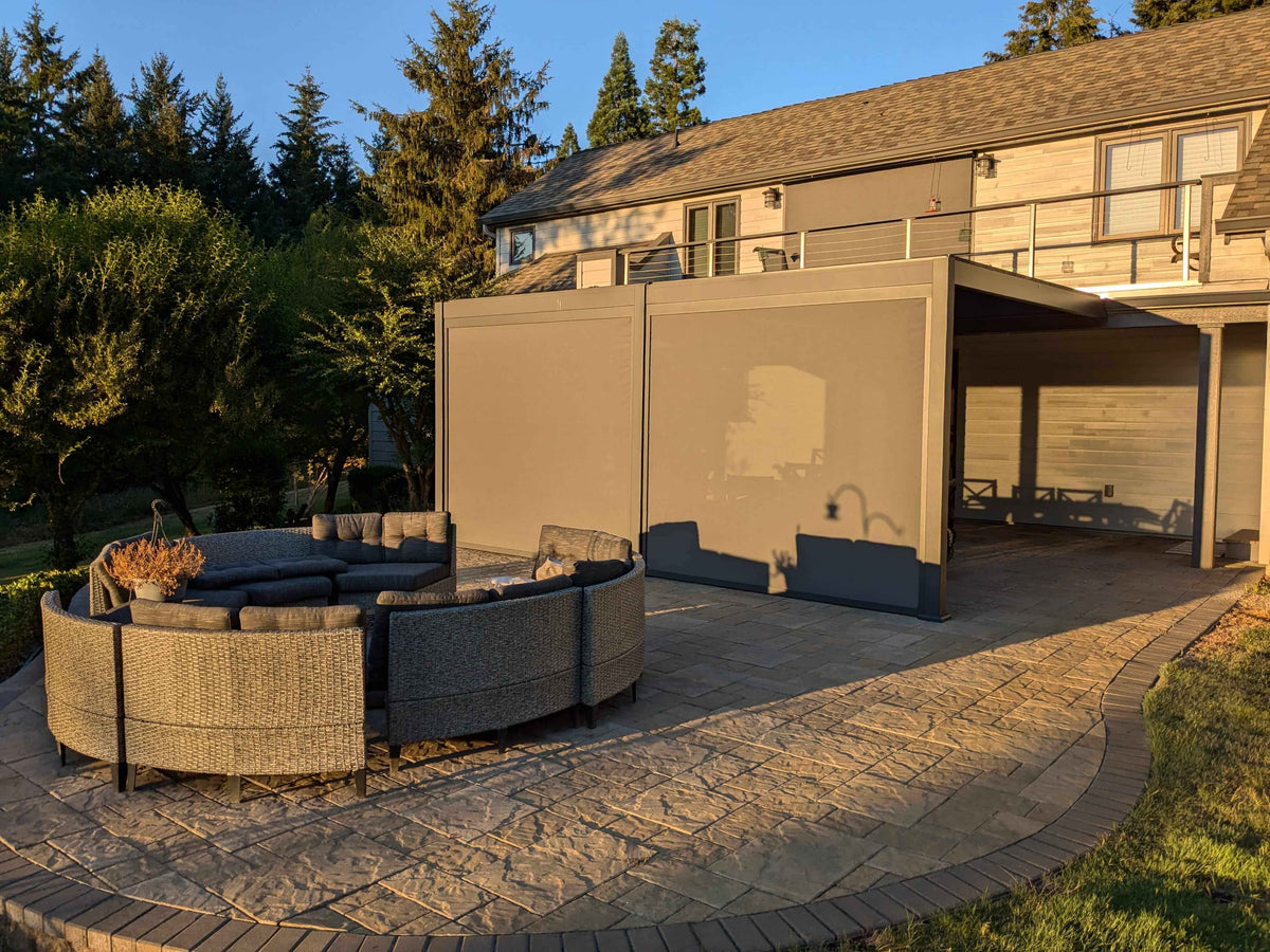 Wind/Sun Resistant Screen FOR Villa Pergola 2.0