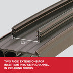 Concealed Kerf/Channel Fit Under Door Seal