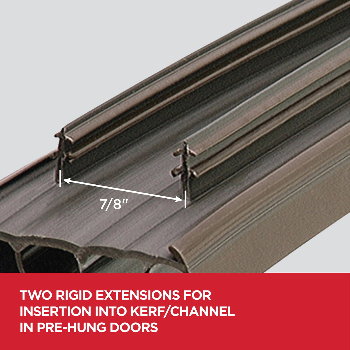 Concealed Kerf/Channel Fit Under Door Seal