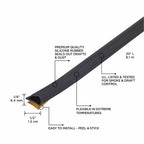 20 ft. Silicone Gasket Seal for Doors and Windows