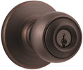 Kwikset 400P-11P CP Keyed Entry Knob, Venetian Bronze