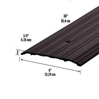 Aluminum Commercial Flat-Profile Threshold