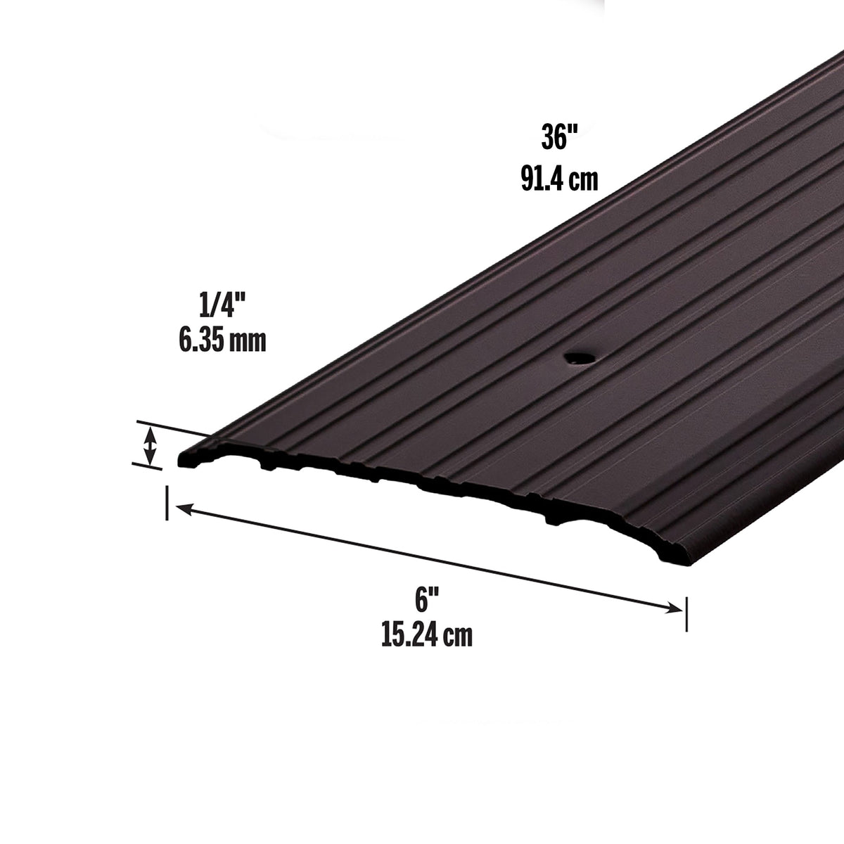 Aluminum Commercial Flat-Profile Threshold