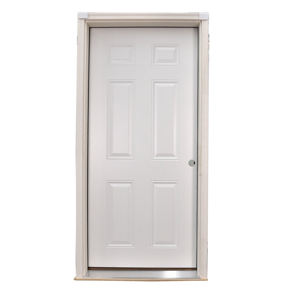 6 Panel - 90 Minute - Smooth Exterior Steel Door
