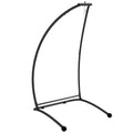 C-Shape Hammock Chair Stand, 330 LBS Capacity, Black