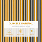 15' x 10' Retractable Awning with Manual Crank, 280gsm UV Resistant Fabric and Aluminum Frame, Amber/Grey