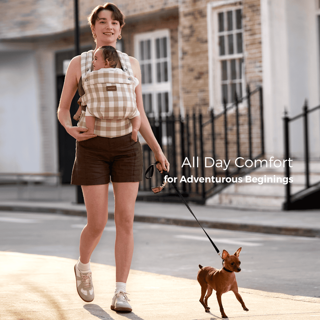 GentleTouch Cotton-Linen Ergonomic Baby Carrier