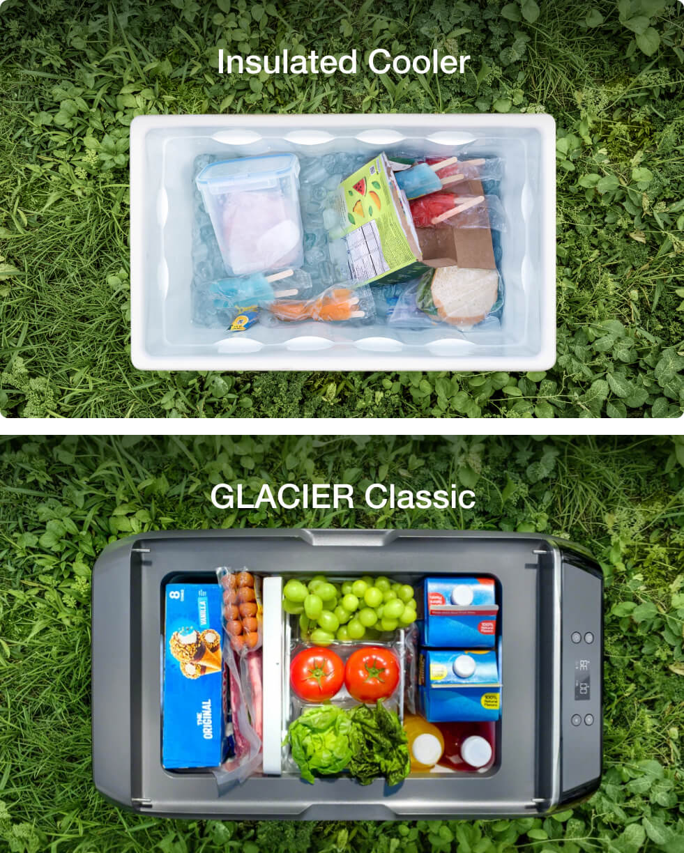 EcoFlow Glacier Classic 55L Dual-Zone Portable Fridge/Freezer