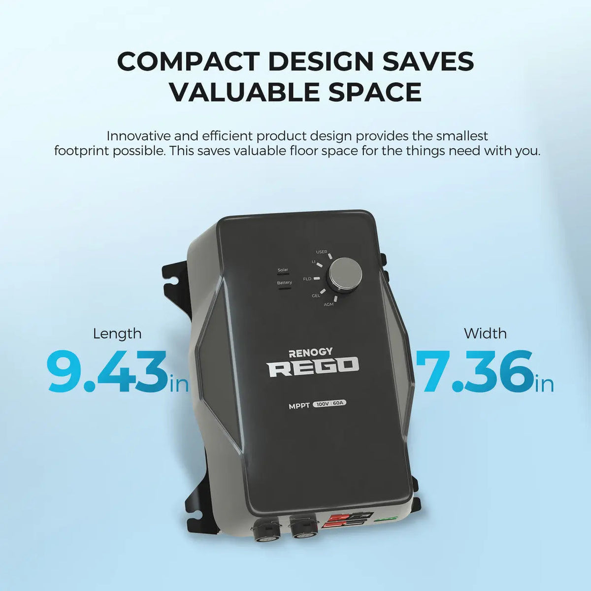 Refurbished REGO 12V 60A MPPT Solar Charge Controller