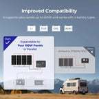 100W 12V Solar Panel Kit