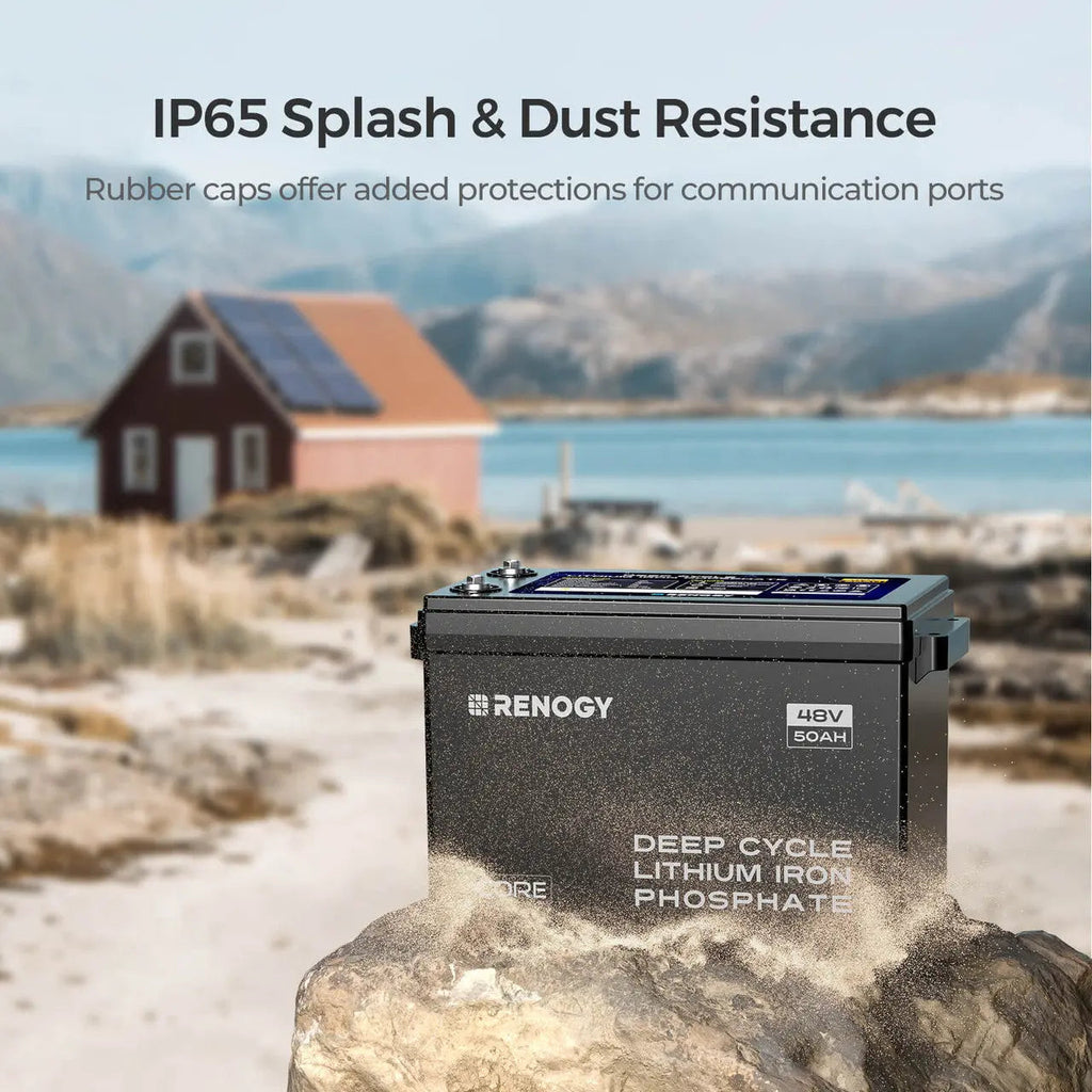 48V 50Ah Smart Lithium Iron Phosphate Battery w/Self-heating | Core Series