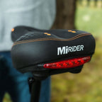 MiRIDER One Comfort Gel Saddle with Rear Light