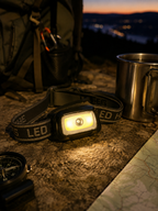 3x LED Headlamp 3W Adjustable Head Torch Camping Hiking Fishing Work Light 3 Modes