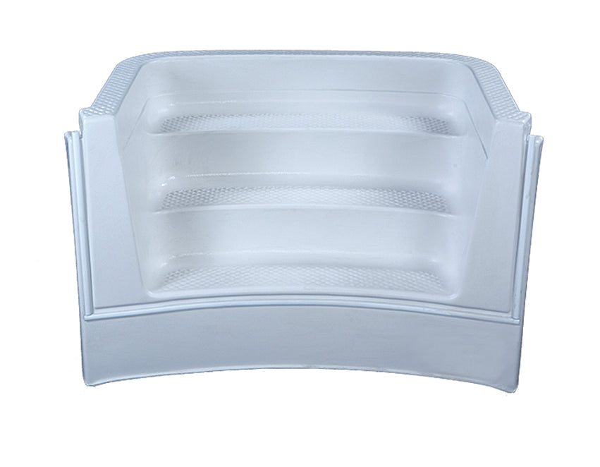 6' Radius(Curved) Step - White