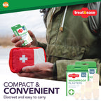 Waterproof Washproof Plasters | Assorted First Aid Strips for Kids & Adults | 110 Pack